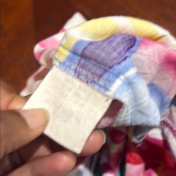 Jams World vintage 90s Red Pink hibiscus Sleeveless Sundress Maxi pockets floral - Picture 9 of 9